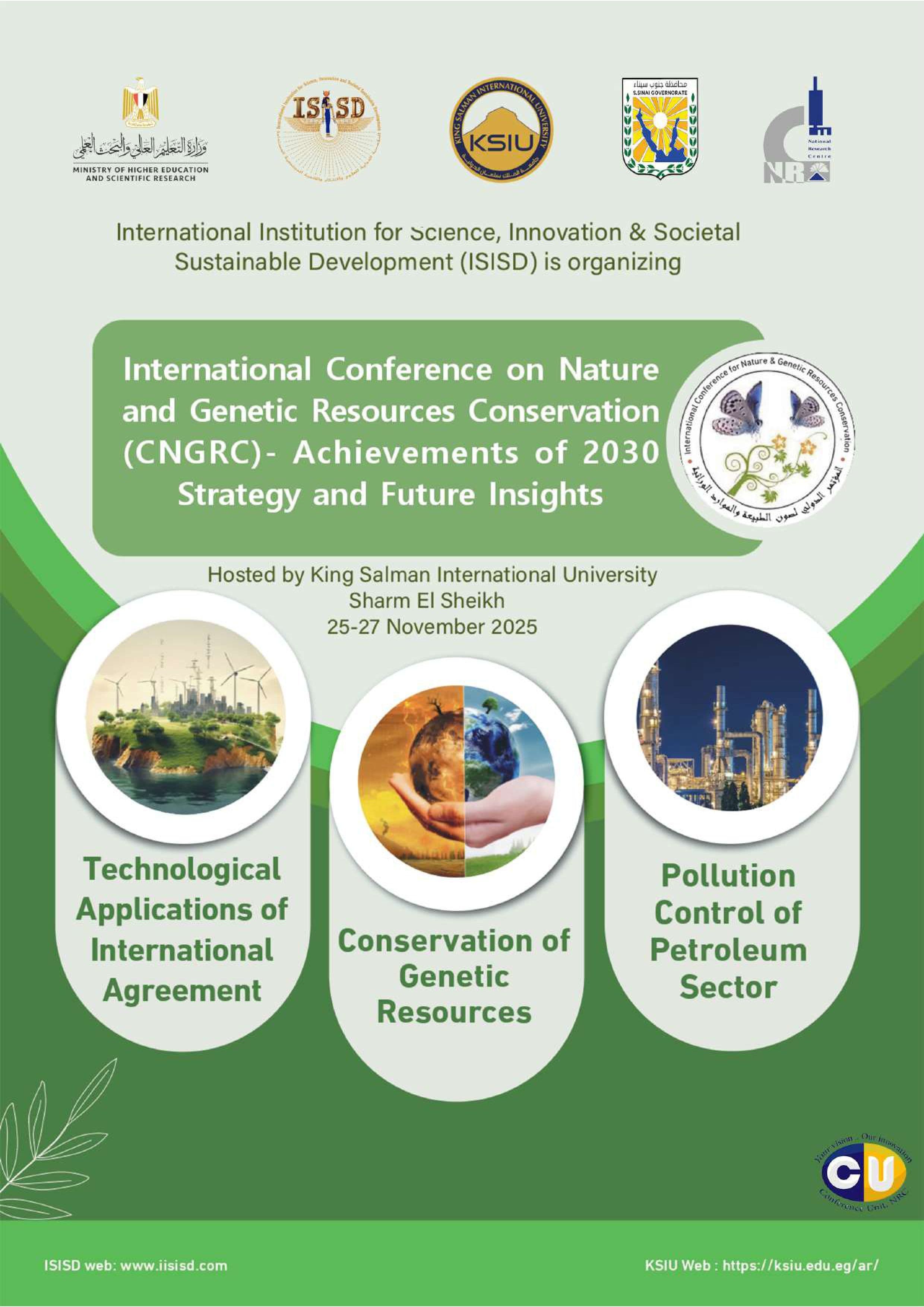 International Conference on Nature and Genetic Resources Conservation (CNGRC) - Achievements of 2030 Strategy and Future Insights